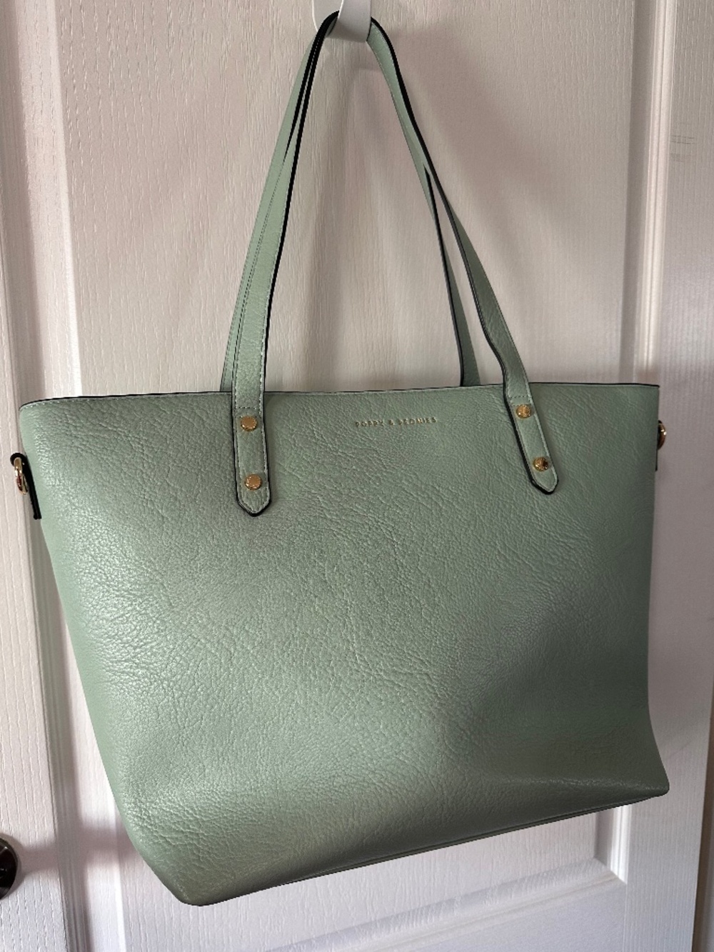 Poppy & Peonies Go Getter Tote - Mint
